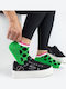 Crazy Socks Femei Șosete GREEN 1Pachet