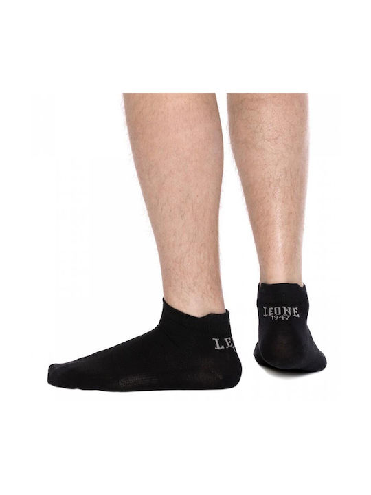 Leone 1947 Solid Color Socks Black