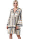 Potre Damen Kaftan Strand Black