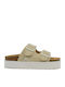 Γυναικεία Σανδάλια Flatforms Μπεζ