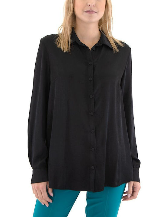 Moutaki Women's Long Sleeve Shirt Black