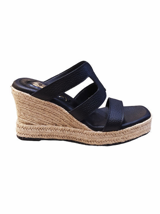 Sante Platforme Dama Tip Slip On Negre