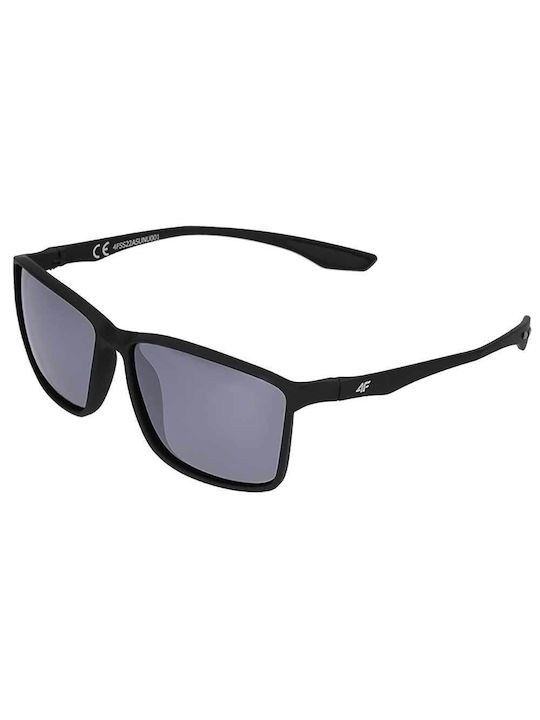 4F Men's Sunglasses with Black Plastic Frame and Black Lens 4FWSS24ASUNU045-20S