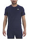 Kappa Herren T-Shirt Kurzarm BLUE