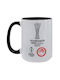 Koupakoupa Olympiacos Uefa Europa Conference League Champion 2023/24 Mug Ceramic Black 450ml
