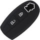 Car Key Cover Case made of with 2 Buttons for Smart / Suzuki in Black Color