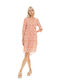 Pink Label Feminin Rochie de Plajă Coral