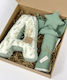 Velvet White Кутия за спомени Eucalyptus Baby Box Mini