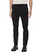 Trousers Chino Elastic in Slim Fit Black