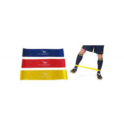 Yakimasport Мини Цикъл Гуми За Фитнес Подредба 3 Бр Многоцветни 0.5м