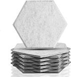 Audiodesigner Pet Hexagon Sound Absorbing Panel (1pcs) in Gray Color