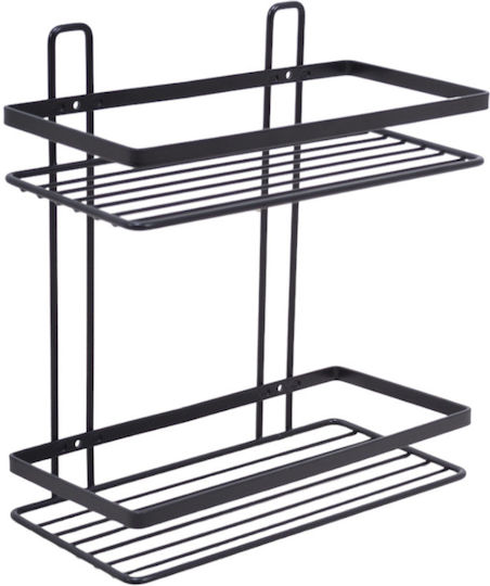 Ankor Επιτοίχια Ραφιέρα Μπάνιου Μεταλλική 25x12x26.5cm