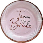 Team Bride Dinner Plates 8 Pieces