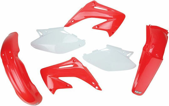 UFO Set de Piese din Plastic pentru Motocicletă pentru Honda CR 250 / CR 125 Roșu 1buc
