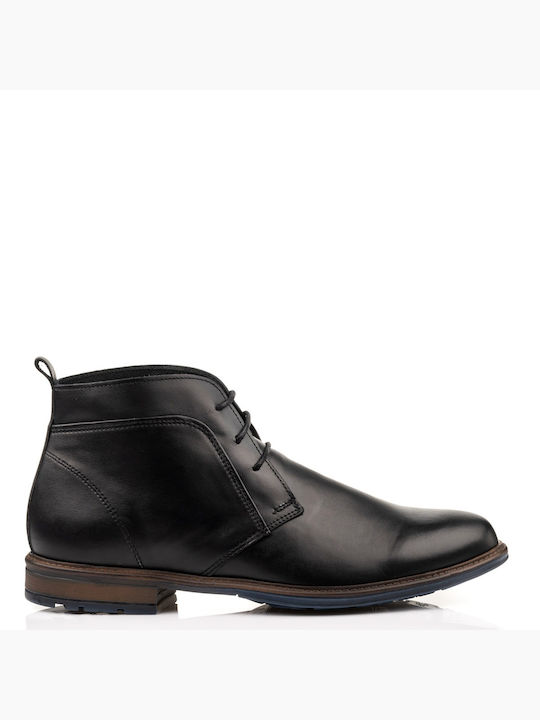 Fentini Men's Leather Boots Black