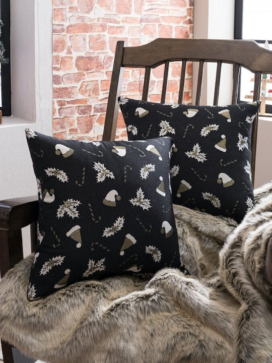 Teoran Christmas Decorative Square Pillowcase Saxen 06 30x30cm