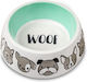 Glee Plastic Food Bowl for Dog & Cat 500ml 14.3x6x17.5cm