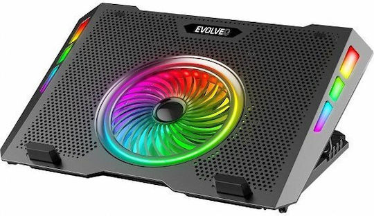 Evolveo Ania Pad de răcire pentru Laptop până la 17" cu 5 Ventilatoare și Iluminare