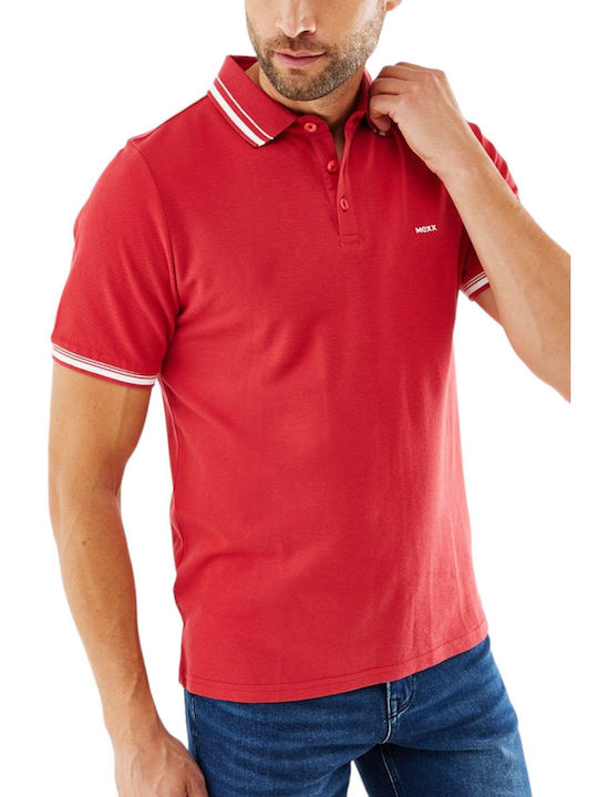 Mexx Ανδρική Μπλούζα Polo Red