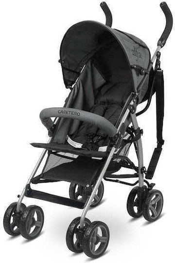 Caretero Alfa Количка с дръжка Подходящо за 6+ Месеца Сив 5.3кг