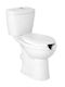 Tzolis Stehende Toilette mit Spülung Weiße