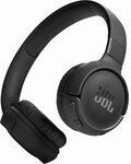 JBL Tune 525BT Wireless/Wired On Ear Headphones with 57 hours of Operation Blaca JBLT525BTBLK