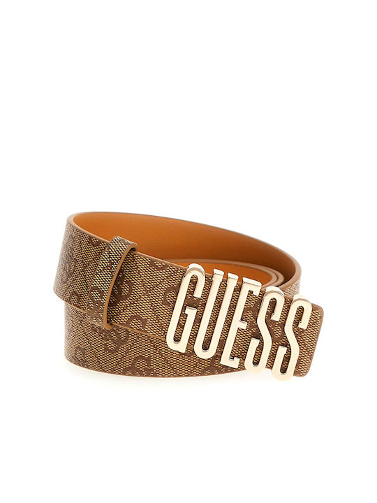 Guess Leder Damen Gürtel Beige