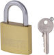 Moretti Bronze Padlock Brass with Key 25mm 1pcs
