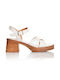 Ioannou Leather Women's Sandals White