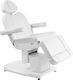 Beauty Chair White with Adjustable Height and Electric Lifting