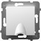 Ospel Switch Frame in White Color GPPK-1U/m/00