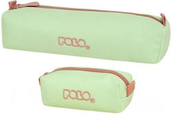 Polo Wallet Penar Tubular cu 1 Compartiment Verde