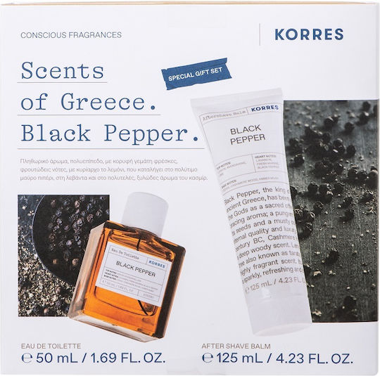 Korres Black Pepper Set pentru bărbați