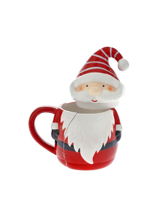 Red Santa Claus Mug 15x10x16