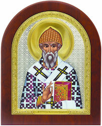Imaginea sfântul Spiridon Lemn 14.5x17.6cm
