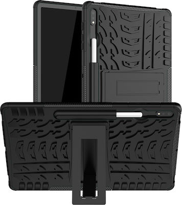 Sonique Rezistent la apă Plastic Rezistentă Negru Samsung Galaxy TAB S7+ 12.4", Galaxy TAB S8+ 12.4", Galaxy TAB S8+ 12.4