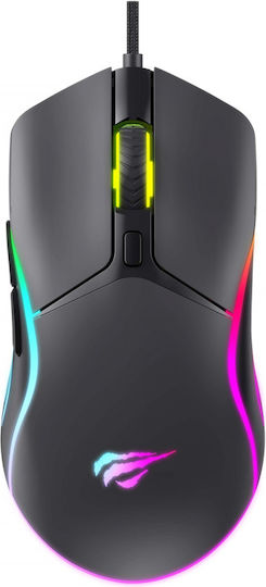 Havit MS1029 RGB Gaming Ποντίκι 7200 DPI Μαύρο