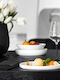 Cryspo Trio White Porcelain Dinnerware Set 7pcs