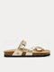 Women's Flat Sandals Anatomic in Gold Color