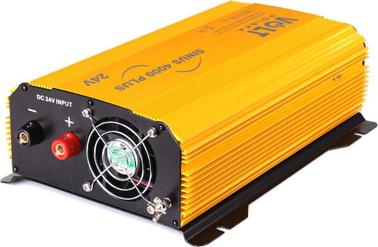 Volt Polska Inverter Αυτοκινήτου Τροποποιημένου Ημιτόνου 2000W για Μετατροπή 12V DC σε 230V AC