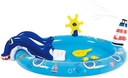 Jilong Children's Round Inflatable Blue Swimming Pool