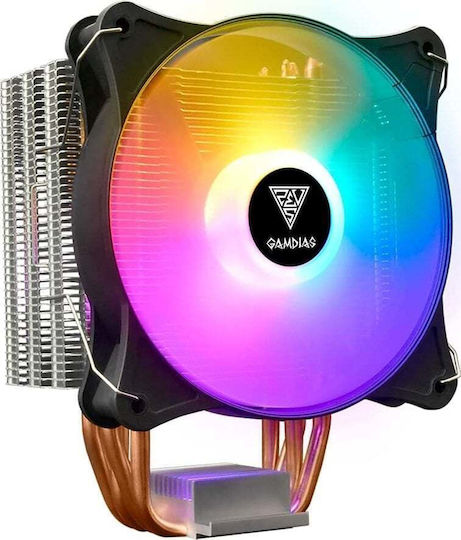 Gamdias Boreas E1-410 LITE RGB Ψύκτρα Επεξεργαστή για Socket AM4/1200/115x/1700