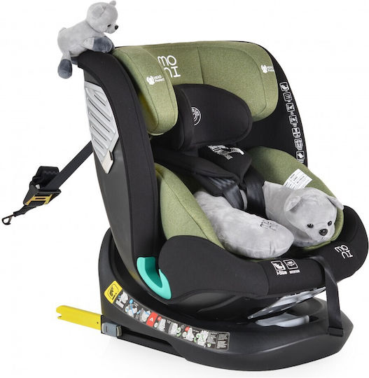 Moni Serengeti Baby Car Seat i-Size with Isofix Sky Green 0-36 kg