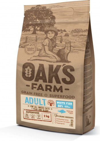 Grain Free Cat Adult White Fish 400gr