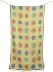 Beach Towel Aelia Anna Beauty Yellow Pattern 90x180cm