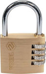 Toya Padlock Brass Combination 50mm 1pcs