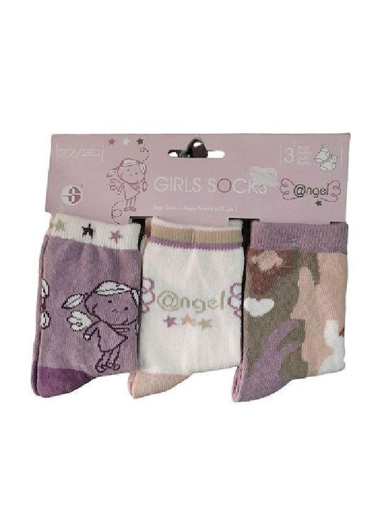 Yanna Kids' Socks Purple