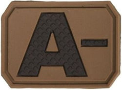 Mil-tec Blutgruppe 3D Low-Visibility PVC Patch Blutgruppe A Coyote Mil-tec Blutgruppe 3D Low-Visibility PVC Patch Blutgruppe A Coyote