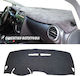 Car Dashboard Cover Alcantara without Emblem for Renault Captur Black Colour