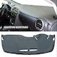 Auto Armaturenbrett Abdeckung Alcantara ohne Emblem für Audi A1 Gray Farbe